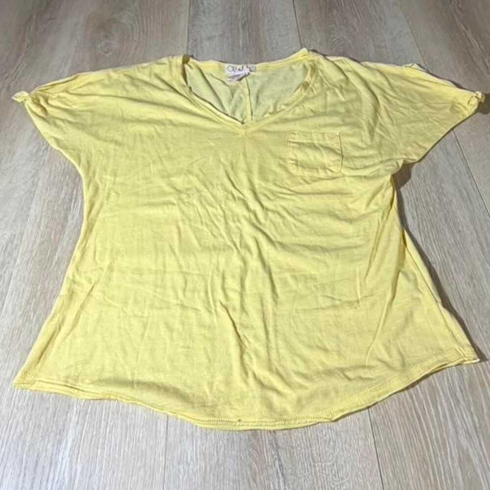 Ocean-pacific Women's Yellow T-shirt